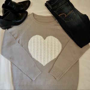 Knit Heart Sweater